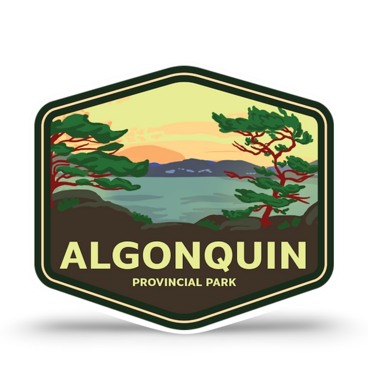 Saguenay Lakefront, Quebec, Canada Adventure Sticker for Sale by