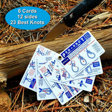 Load image into Gallery viewer, Knot Tying Cards - Outdoor Knots