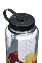 Load image into Gallery viewer, 32oz Wide Mouth Nalgene Bottle - Clear with Black Sasquatch