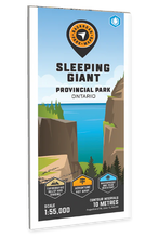 Load image into Gallery viewer, Sleeping Giant Provincial Park Ontario - Park Map