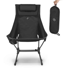 Load image into Gallery viewer, High Back Ultralight Folding Camping Chairs With Storage Pouches
