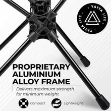 Load image into Gallery viewer, Low Back Ultralight Folding Camping Chairs With Storage Pouch
