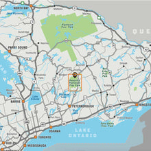 Load image into Gallery viewer, Kawartha Highlands Provincial Park Ontario - Park Map
