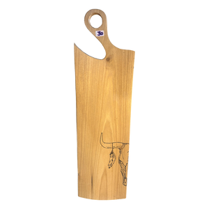 Cow Head Design Charcuterie Board