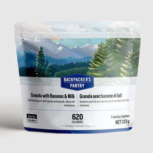 Granola with Bananas, Milk & Almonds (EXPIRATION 01/26)