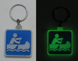 Canoeing - Kawartha Highlands Outdoor Keychains