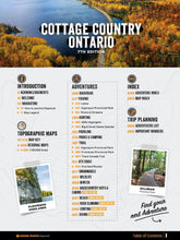 Load image into Gallery viewer, Cottage Country Ontario Backroad Mapbook
