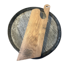 Load image into Gallery viewer, Handcrafted Wood Charcuterie Board with Handle
