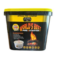 Load image into Gallery viewer, Qwick Wick Fire Starters [BUCKET OF 40]

