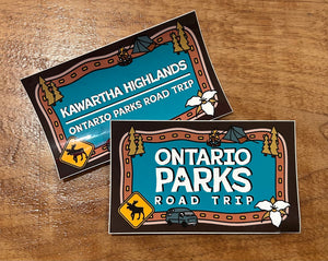 Ontario Parks Road Trip Bumper Sticker