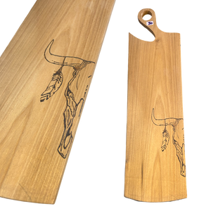 Cow Head Design Charcuterie Board
