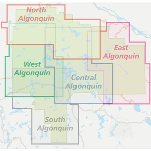 Central Algonquin Paddling Map