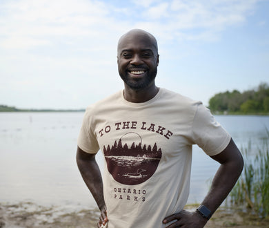 Ontario Park To the Lake T Shirt. Kawartha Adventure Store