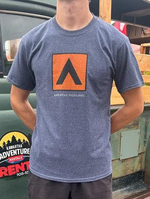 Kawartha Highlands Provincial Park Tent Icon T shirt Kawartha Adventure Store