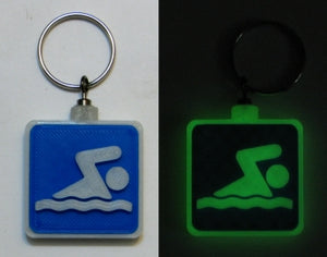 Swimmer - Kawartha Highlands Outdoor Keychains