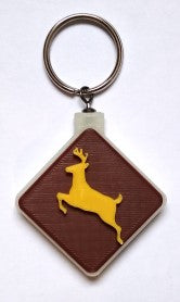 Retro Deer - Kawartha Highlands Outdoor Keychains