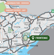 Load image into Gallery viewer, Frontenac Provincial Park Ontario - Park Map
