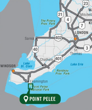 Load image into Gallery viewer, Point Pelee National Park Ontario - Park Map
