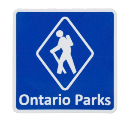 Hike Icon Ontario Parks Stickers