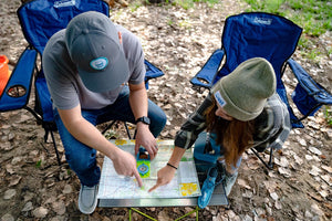 Hi-Viz Folding Map Compass