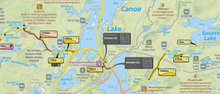 Load image into Gallery viewer, West Algonquin Paddling Map
