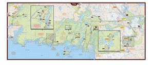 West French River Paddling Map