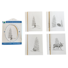 Load image into Gallery viewer, Greeting cards - Winter animals
