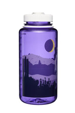 Load image into Gallery viewer, 32oz Wide Mouth Nalgene Bottle - Purple With White Aliens
