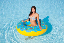 Load image into Gallery viewer, Blueberry Donut Single Person Pool Float
