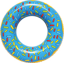 Load image into Gallery viewer, Blueberry Donut Single Person Pool Float
