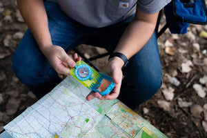 Hi-Viz Folding Map Compass