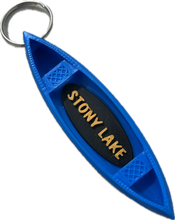 Load image into Gallery viewer, Stony Lake Canoe Keychain
