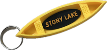 Load image into Gallery viewer, Stony Lake Canoe Keychain
